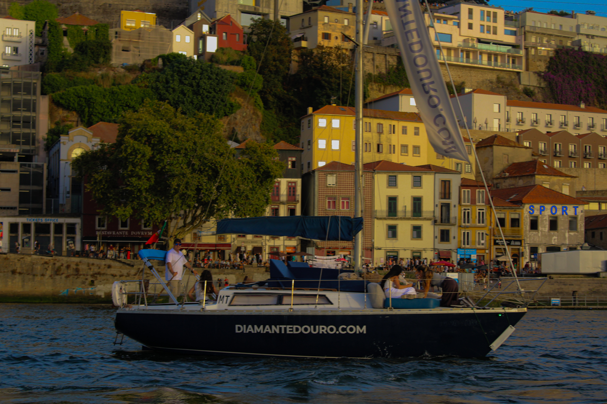 Sunset cruise on the Douro River