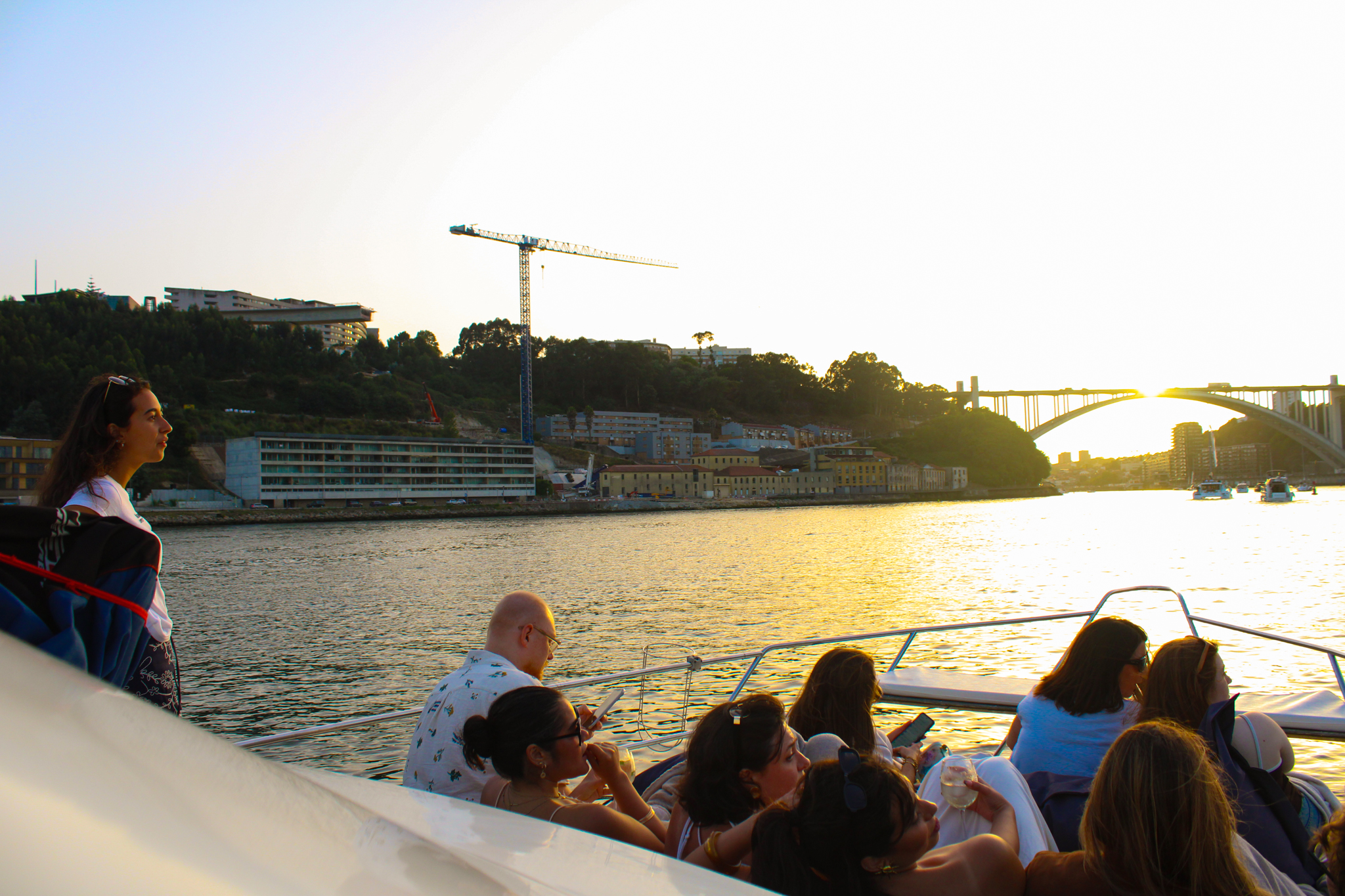Sunset cruise on the Douro River