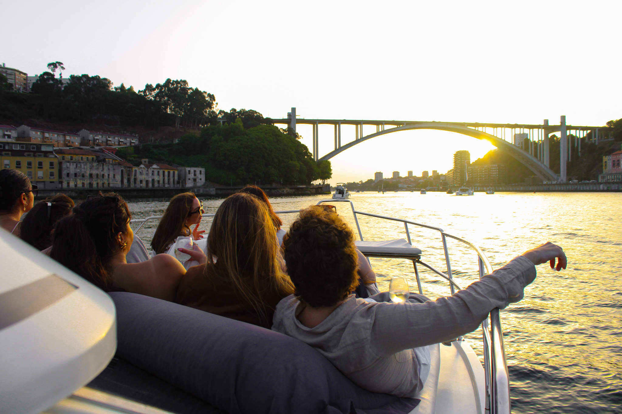 Sunset cruise on the Douro River