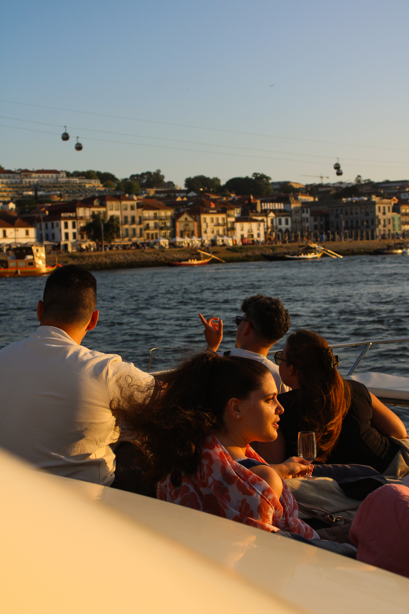 Sunset cruise on the Douro River