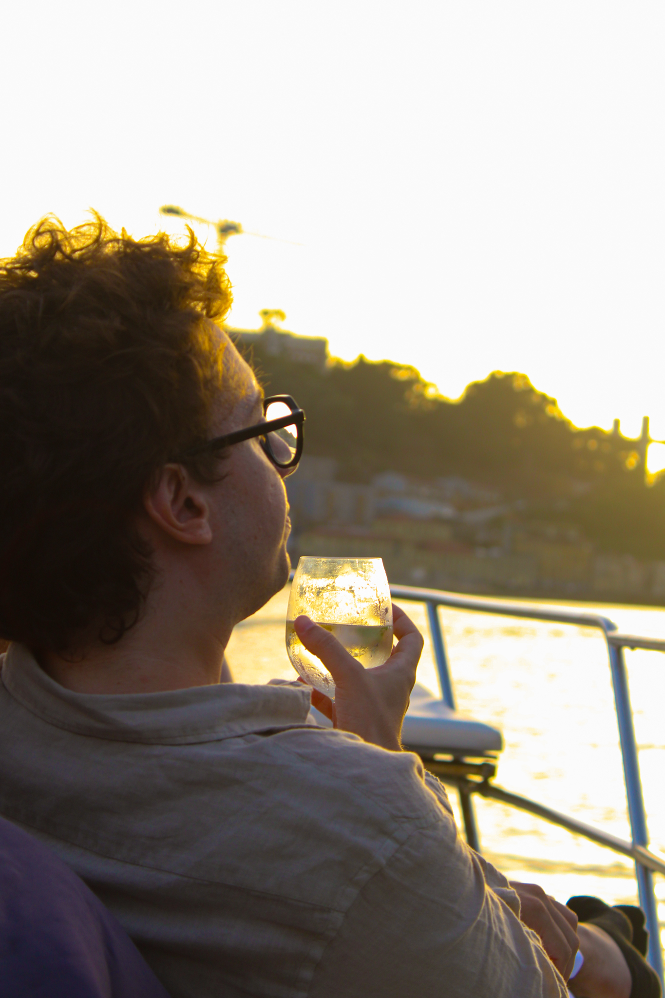 Sunset cruise on the Douro River