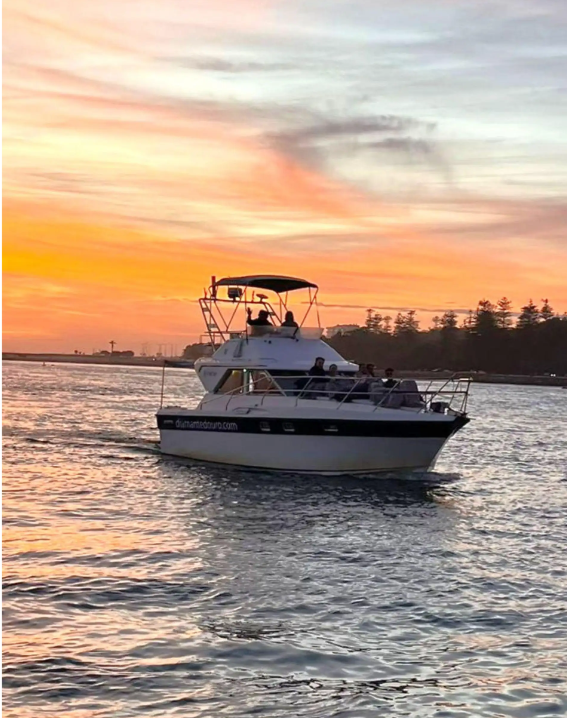 Sunset cruise on the Douro River