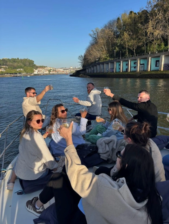 Sunset cruise on the Douro River